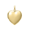 Plain Heart Locket in 14K Gold Filled with Optional Engraving (20 x 13 mm - 30 x 23 mm)