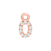 Block Initials (8.57mm) (100% Polished - Includes CZs)