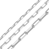 Bulk / Spooled Light Elongated Diamond Cut Cable Chain in Sterling Silver (1.50 mm - 2.70 mm)