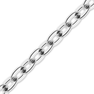 Bulk / Spooled Light Flat Cable Chain in Sterling Silver (1.20 mm - 2.30 mm)