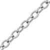 Bulk / Spooled Light Round Cable Chain in 14K White Gold (1.00 mm - 4.60 mm)