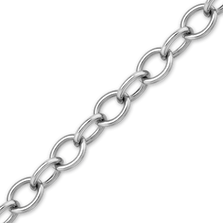 Bulk / Spooled Light Round Cable Chain in 14K White Gold (1.00 mm - 4.60 mm)