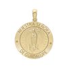 14K Gold Round Nuestra Señora de Guadalupe Medallion (5/8 inch - 1 inch)