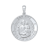 Sterling Silver Round San Jose Medallion (5/8 inch - 1 inch)