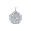 Sterling Silver Round San Miguel Medallion (5/8 inch - 1 inch)