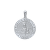 Sterling Silver Round Santa Bárbara Medallion (5/8 inch - 1 inch)