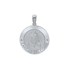 Sterling Silver Round Carídad Del Cobre Medallion (5/8 inch - 1 inch)