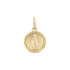 Gold-Filled Round Miraculous Medallion (1/2 inch - 1 inch)