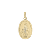 Gold-Filled Oval Miraculous Medallion (5/8 inch - 1 inch)