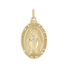 Gold-Filled Oval Miraculous Medallion (5/8 inch - 1 inch)