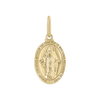 Gold-Filled Oval Miraculous Medallion (5/8 inch - 1 inch)