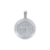 Sterling Silver Round Espíritu Santo Medallion (5/8 inch - 1 inch)