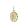 Gold-Filled Oval Saint Jude Thaddeus Medallion (5/8 inch - 1 inch)