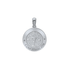 Sterling Silver Round Confirmación Medallion (5/8 inch - 3/4 inch)