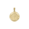 14K Gold Round Confirmación Medallion (5/8 inch)