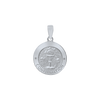 Sterling Silver Round Confirmation with Chalice Medallion (1/2 inch - 1 inch)