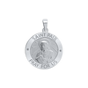 Sterling Silver Round Saint Paul Medallion (5/8 inch - 1 inch)