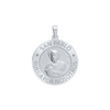 Sterling Silver Round San Pablo Medallion (5/8 inch - 1 inch)