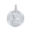 Sterling Silver Round Saint Paul Medallion (5/8 inch - 1 inch)