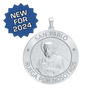 Sterling Silver Round San Pablo Medallion (5/8 inch - 1 inch)