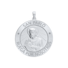 Sterling Silver Round San Pablo Medallion (5/8 inch - 1 inch)