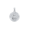 Sterling Silver Round Saint Peter Medallion (5/8 inch - 1 inch)