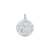 Sterling Silver Round San Pedro Medallion (5/8 inch - 1 inch)