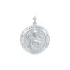 Sterling Silver Round San Juan Medallion (5/8 inch - 1 inch)