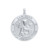 Sterling Silver Round San Juan Medallion (5/8 inch - 1 inch)