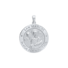 Sterling Silver Round San Marcos Medallion (3/4 inch)