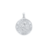 Sterling Silver Round San Mateo Medallion (5/8 inch - 1 inch)