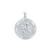 Sterling Silver Round San Mateo Medallion (5/8 inch - 1 inch)