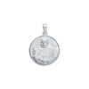 Sterling Silver Round Pope John Paul Medallion (5/8 inch - 1 inch)