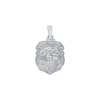 Sterling Silver Saint Michael Shield Medallion (5/8 inch - 1 inch)