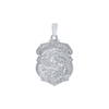 Sterling Silver Saint Michael Shield Medallion (5/8 inch - 1 inch)