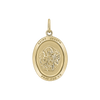 Gold-Filled Oval Saint Joseph Medallion (3/4 inch - 1 inch)