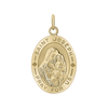 Gold-Filled Oval Saint Joseph Medallion (3/4 inch - 1 inch)