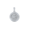 Sterling Silver Round Saint Joseph Medallion (5/8 inch - 1 inch)