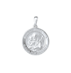Sterling Silver Round San Jose Medallion (5/8 inch - 1 inch)