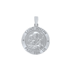 Sterling Silver Round Saint Joseph Medallion (5/8 inch - 1 inch)