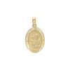 14K Gold Oval Saint Joseph Medallion (3/4 inch - 7/8 inch)