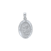 Sterling Silver Oval Saint Joseph Medallion (3/4 inch - 7/8 inch)