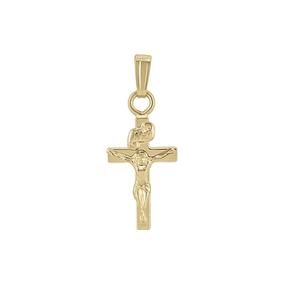 Gold-Filled Crucifix Medallion (1/2 inch)