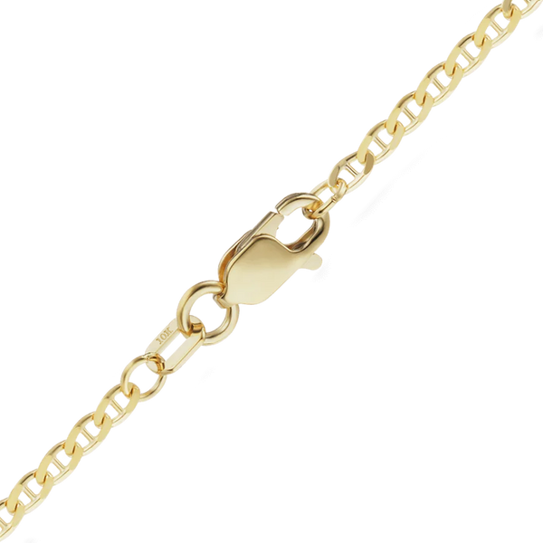 Finished Mariner Anklet in 10K Yellow Gold (1.80 mm)