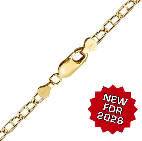 Finished Mariner Bracelet in 14K Gold-Filled (2.00 mm - 2.50 mm)