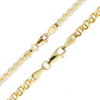 Finished Mariner Curb Necklace in 18K Yellow Gold (2.60 mm - 3.70 mm)