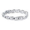 Mariner Curb Chain Ring in Sterling Silver (Sizes 4-12) (3.5 mm - 6.6 mm)