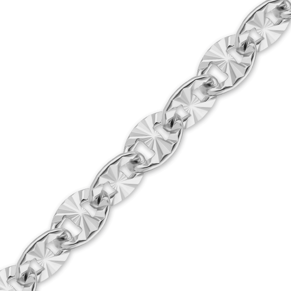 Bulk / Spooled Mariner Cable Chain in Sterling Silver (2.60 mm - 6.10 mm)