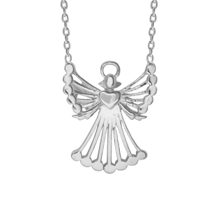 Angel Necklace in Sterling Silver (18 x 14 mm)