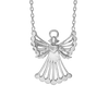 Angel Necklace in Sterling Silver (18 x 14 mm)